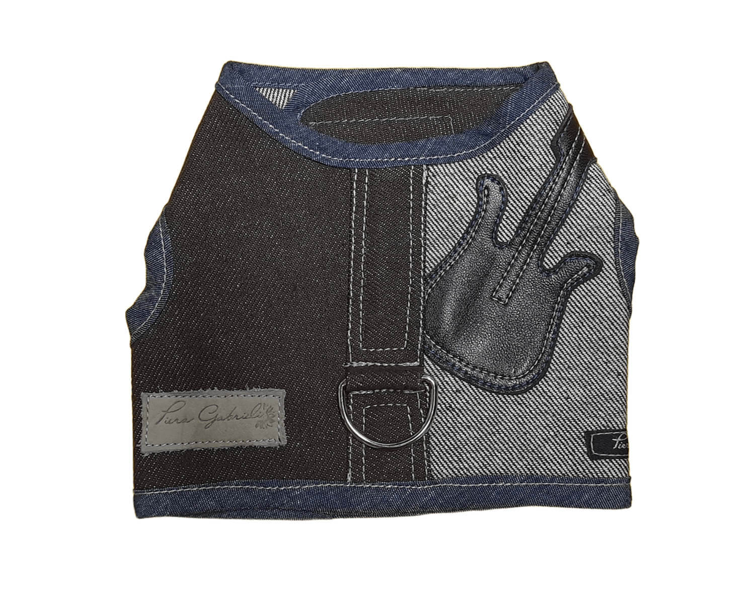 Pettorina per cani in Jeans dritto rovescio - immagine 4